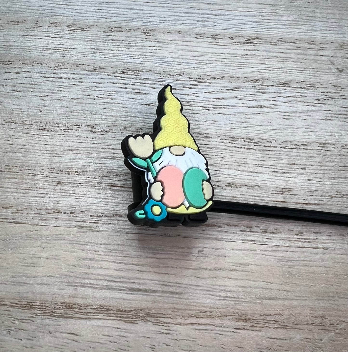 Straw Topper - Easter Gnome