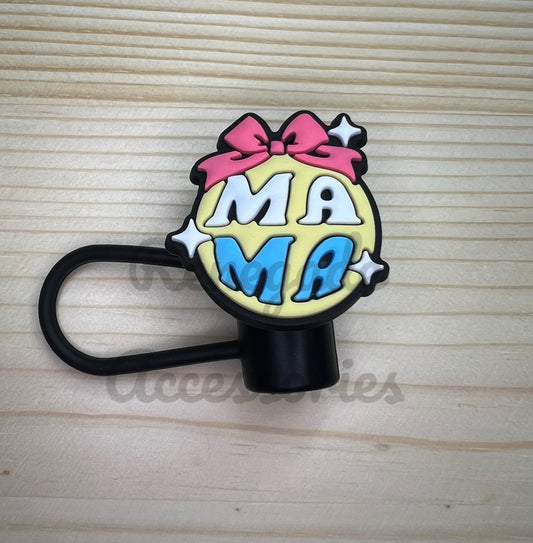 Straw Topper - Mama Bow
