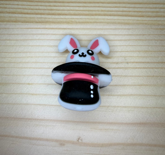Focal Bead - Bunny Hat