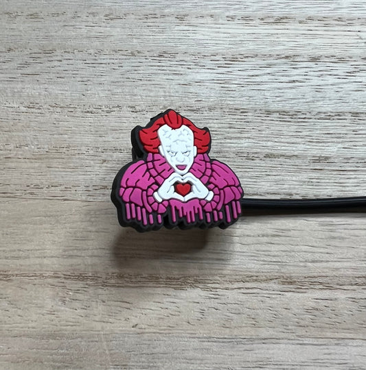 Straw Topper - Valentines Penny