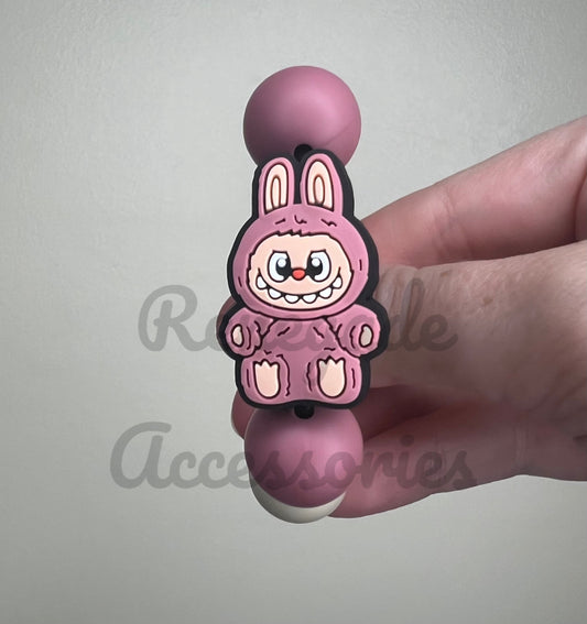 Silicone Charm - Bubu Pink