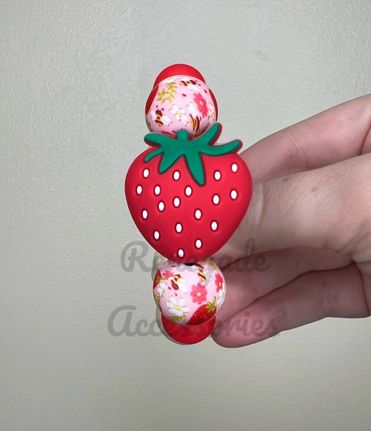 Silicone Charm - Stawberry