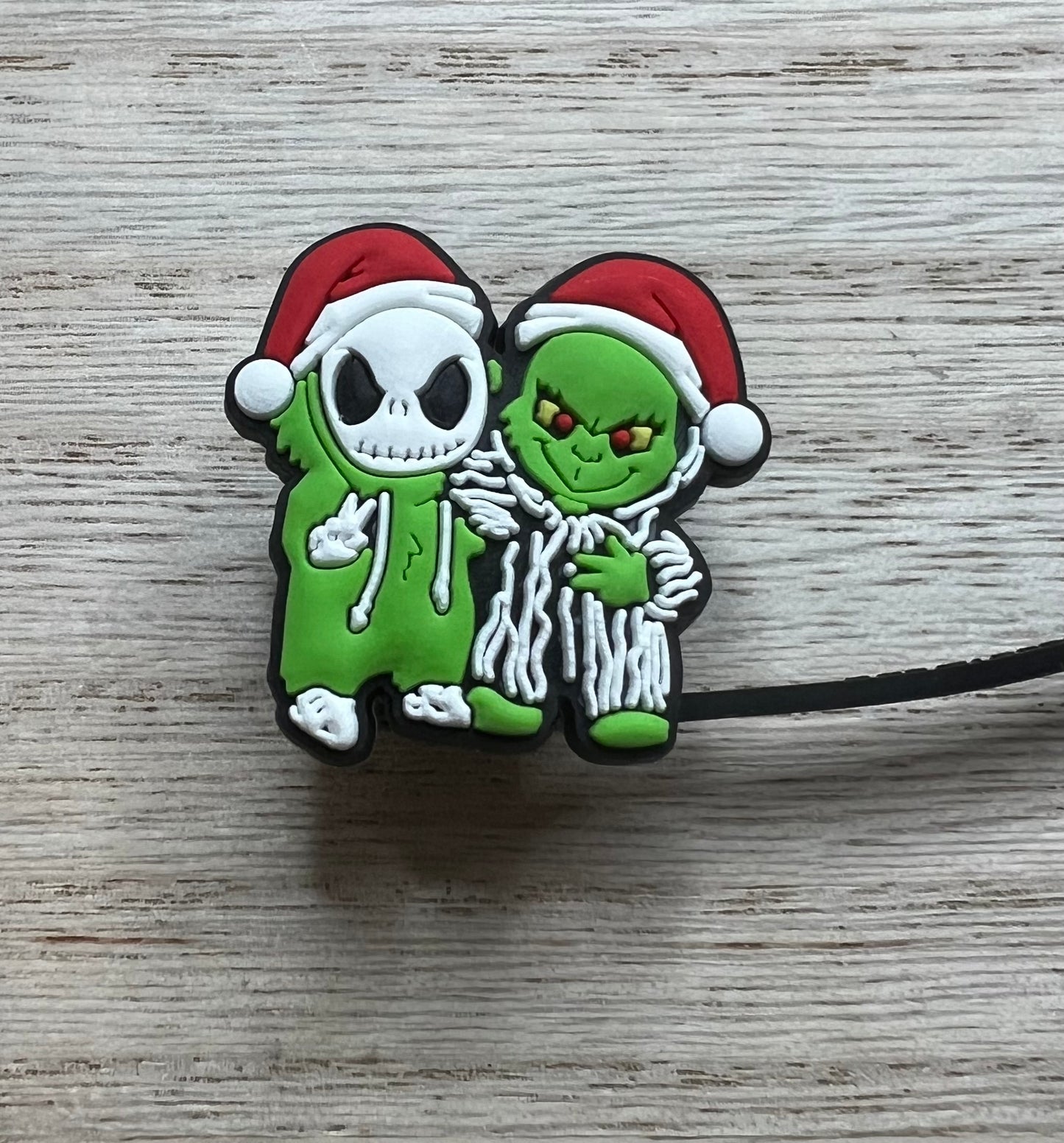 Straw Topper - Christmas Green Guy - Jack