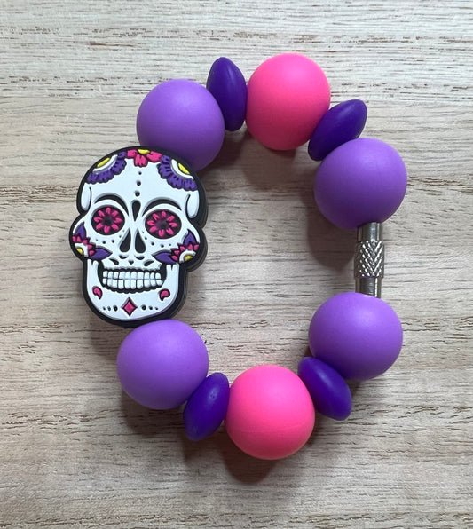 Silicone Charm - Sugar Skull - Day Of The Dead