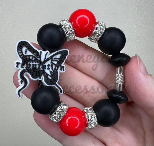 Silicone Charm - Taylor Reputation Charm - Deadly Damask