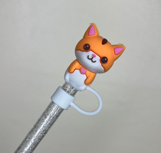 Straw Topper 3D - Cat