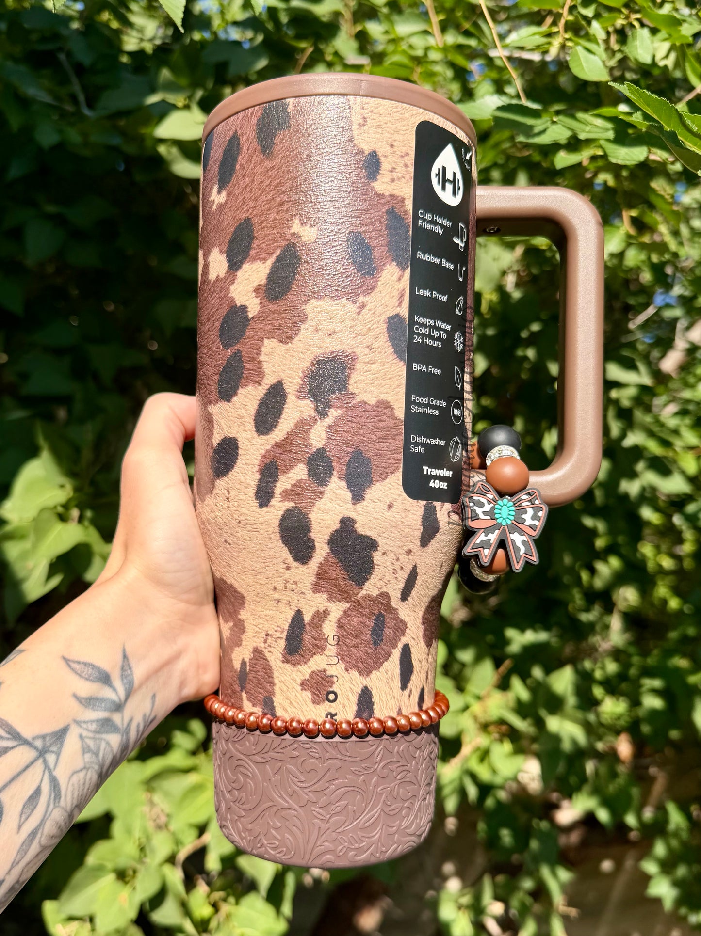Bracelet Stack - Brown Appaloosa 🖤32 OZ HYDROJUG🖤
