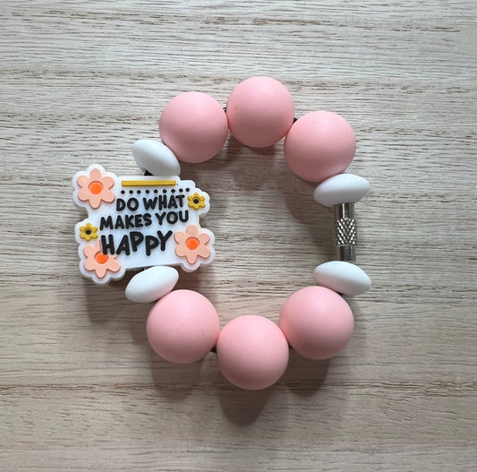 Silicone Charm - Do What Makes You Happy