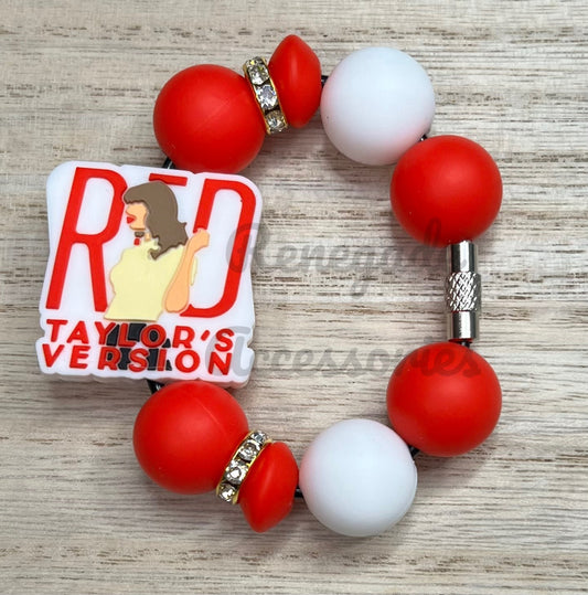 Silicone Charm - Taylor Red