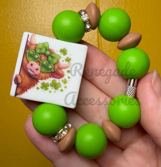 Silicone Charm - Lucky Cow