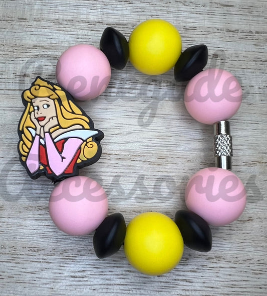 Silicone Charm - Sleeping Princess