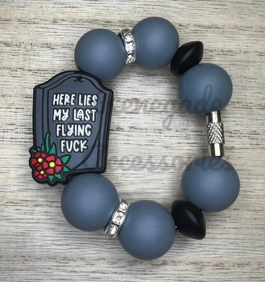 Silicone Charm - My Last Flying F**k