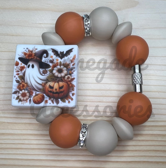Silicone Charm - Boho Ghost