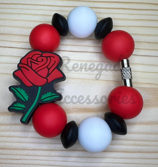 Silicone Charm - Rose