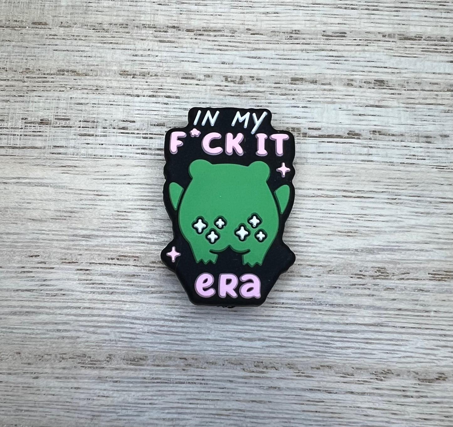 Focal Bead - In My F**k It Era Frog