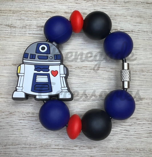 Silicone Charm - SW R2 Character