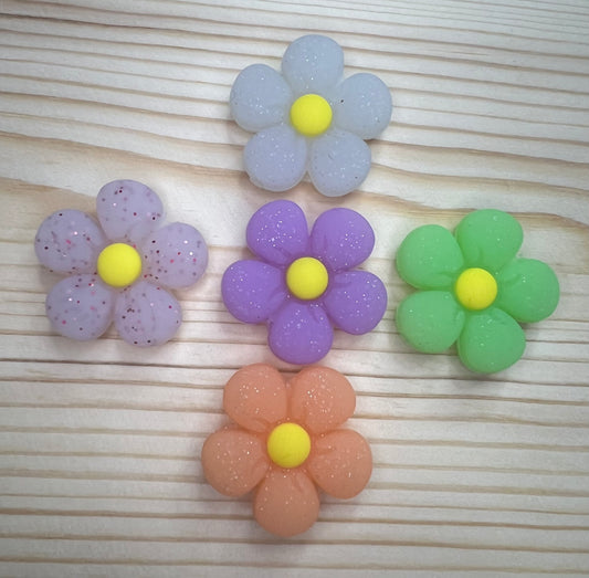 Focal Bead - Daisy (Set Of 5)