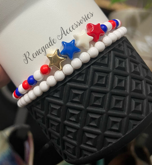 Bracelet Stack - Fourth Of July Stars - HYDROJUG