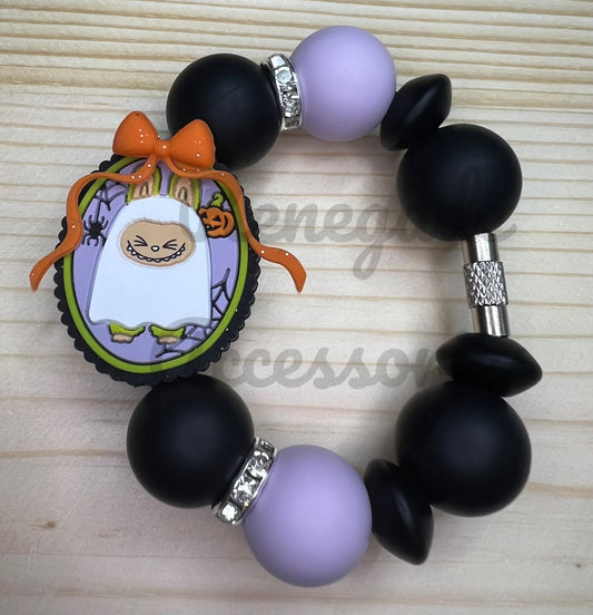 Silicone Charm - Bubu Ghost Bow