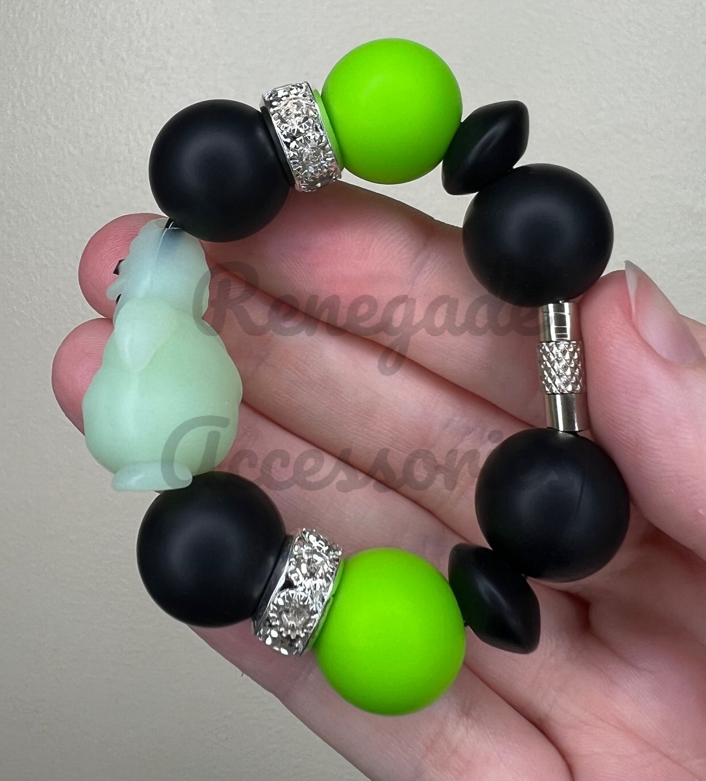 Silicone Charm - Oogie - Nightmare  (Glow In The Dark Oogie)