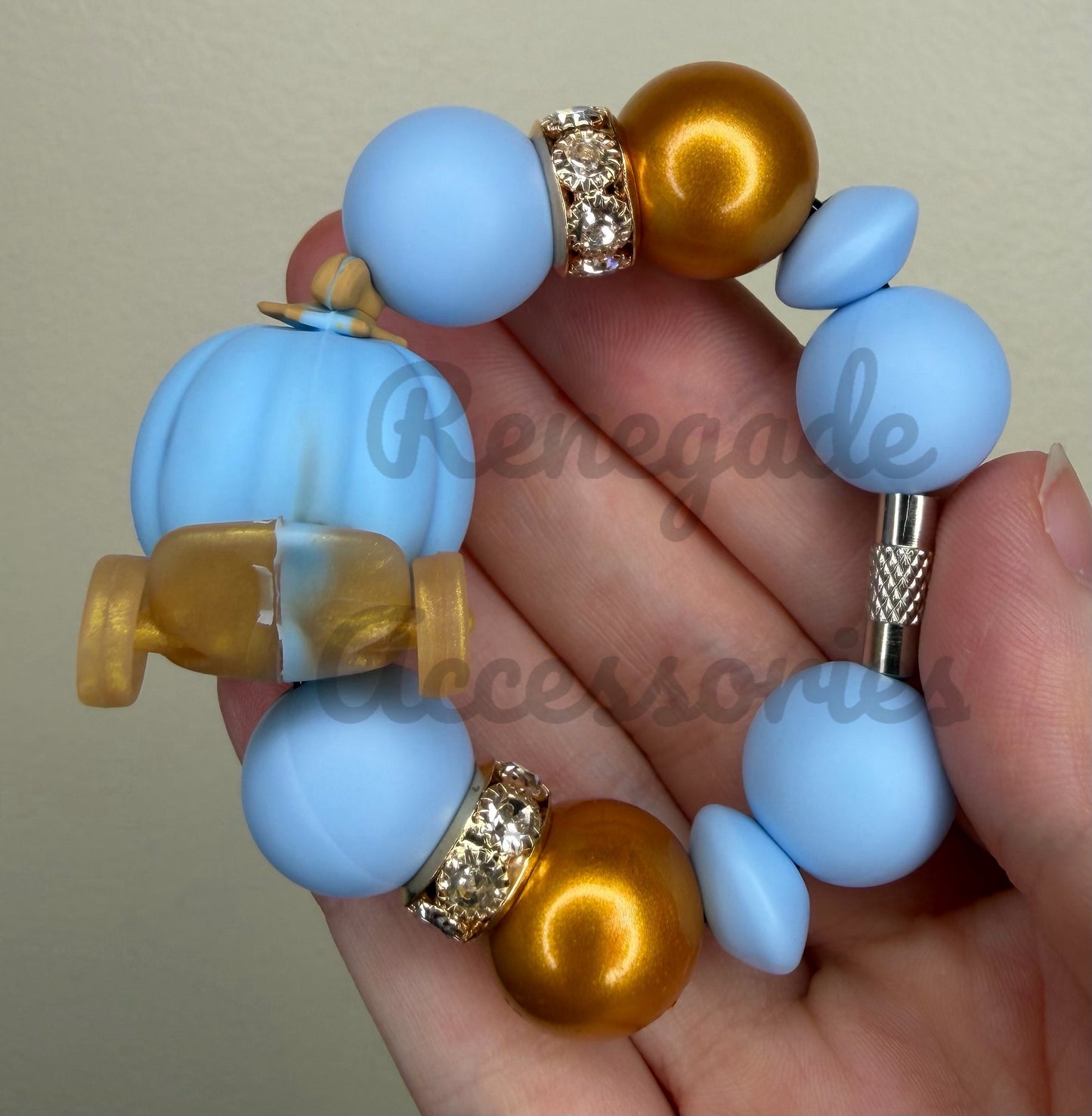 Silicone Charm - Princess Carriage