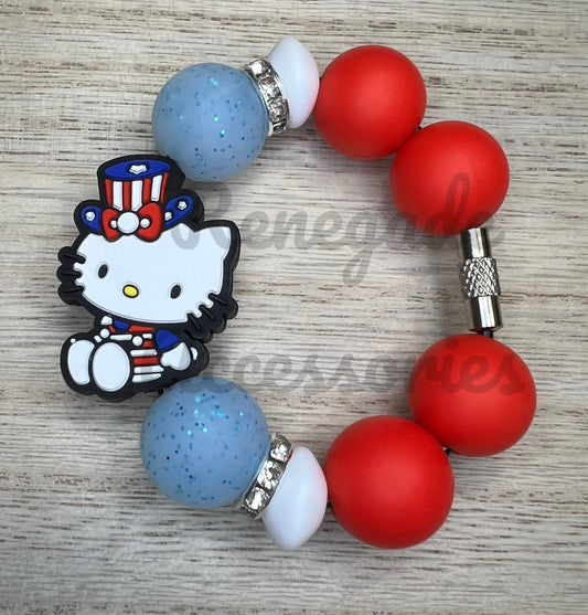 Silicone Charm - HK Patriotic