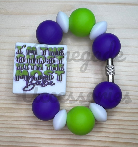 Silicone Charm - Ghost With The Most - Beetle Guy