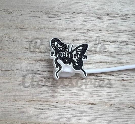 Straw Topper - Reputation Butterfly - Taylor