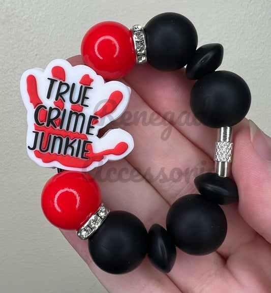 Silicone Charm - True Crime Junkie Hand