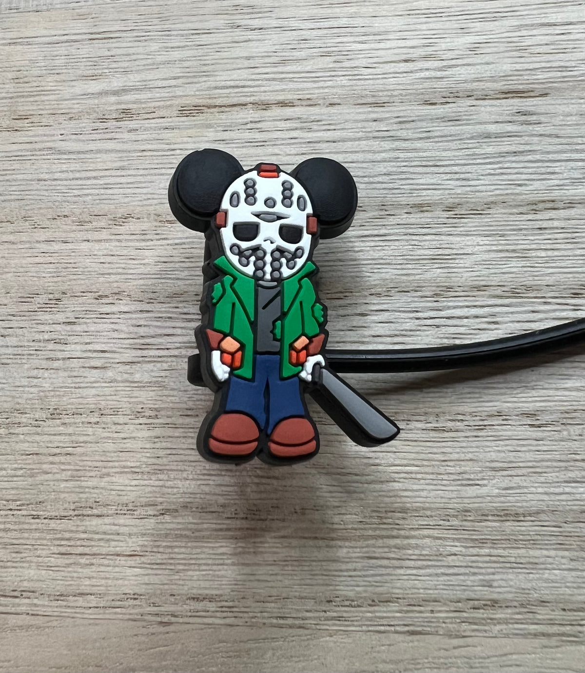 Jason Topper Straw Topper - Mouse Ears Jason - Character – Renegade Accessories