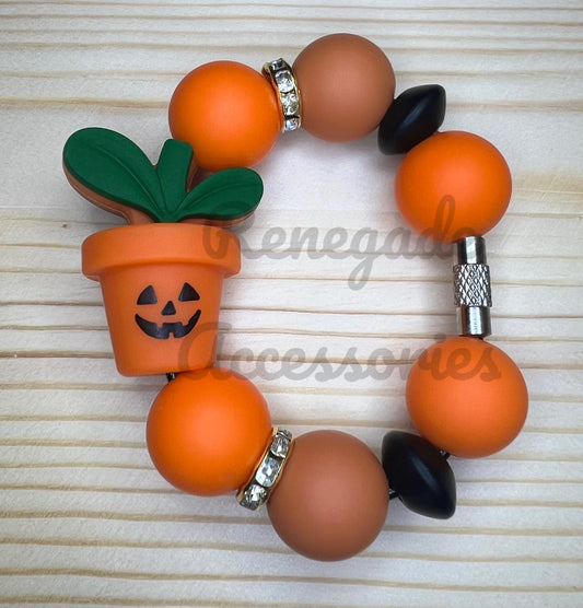 Silicone Charm - Pumpkin Plant