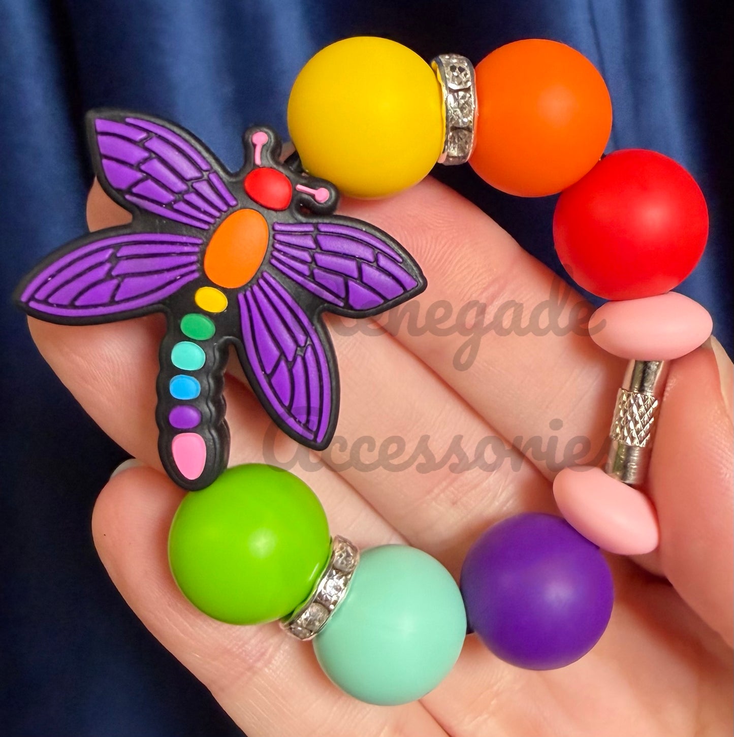 Silicone Charm - Dragonfly