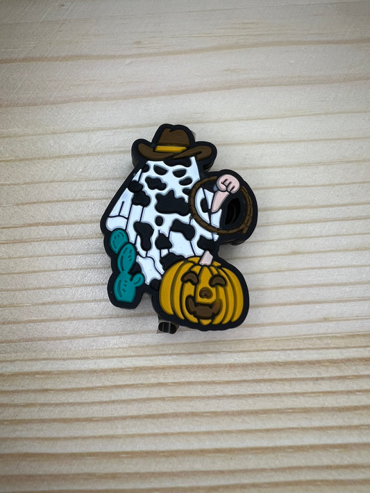 Focal Bead - Cowboy Ghost