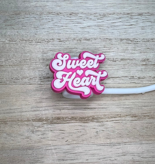 Straw Topper - Sweet Heart