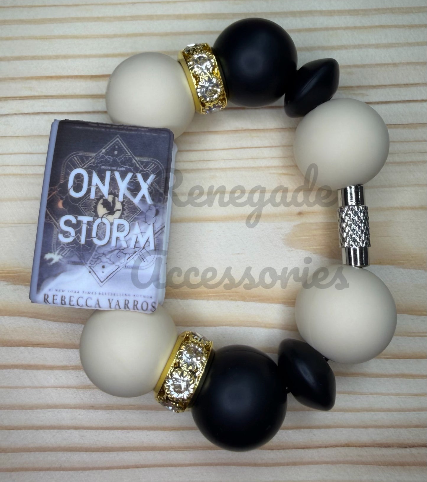 Silicone Charm - Onyx - Books