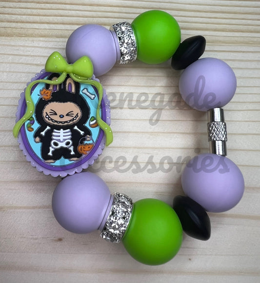 Silicone Charm - Bubu Skeleton Bow