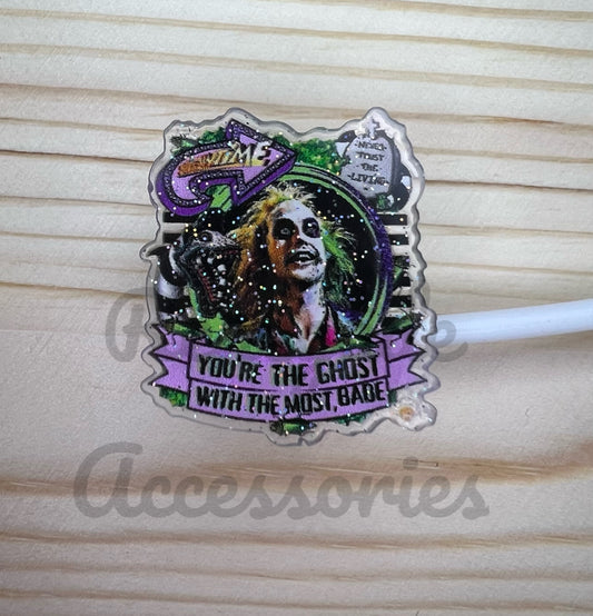 Straw Topper - Beetle Guy - Ghost With The Most
