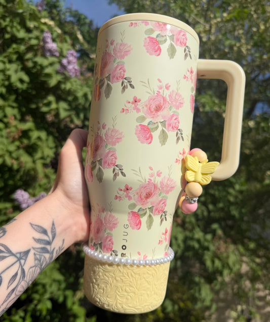 Silicone Charm - Yellow Butterfly - Keepsake