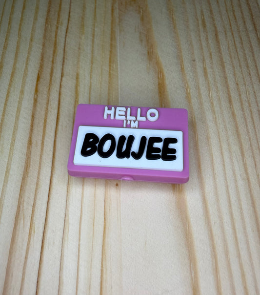 Focal Bead - Hello I’m Boujee