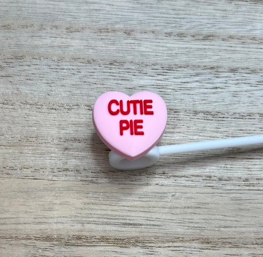 Straw Topper - Cutie Pie Sweethearts