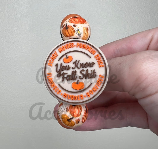 Silicone Charm - You Know, Fall Sh*t