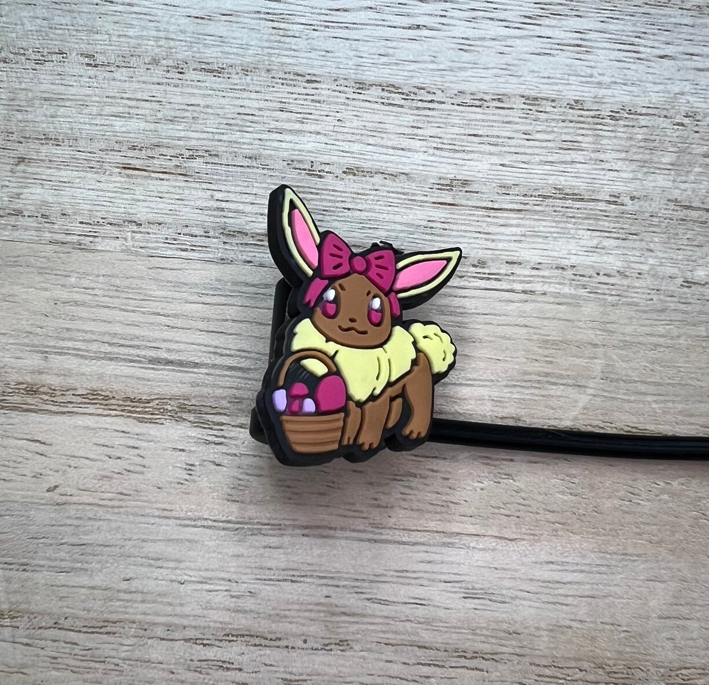 Straw Topper - Easter Trading Card Character