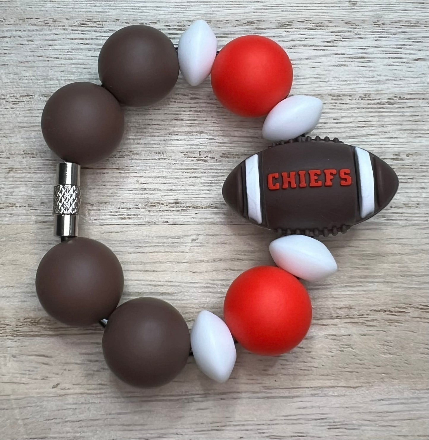 Silicone Charm - Football - Kansas City - Sports