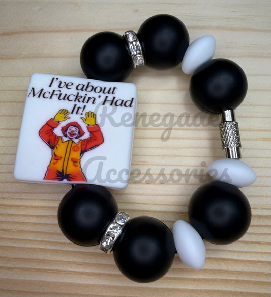 Silicone Charm - McF***in Had It