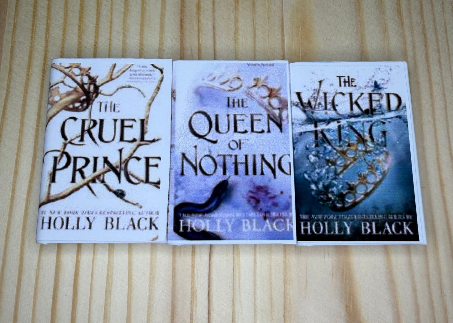 3D Printed Book Bundle - The Cruel Prince Set Of 3