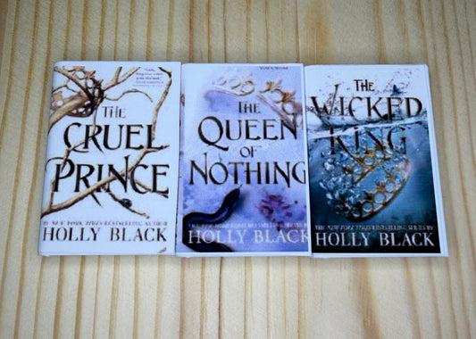 3D Printed Book Bundle - The Cruel Prince Set Of 3