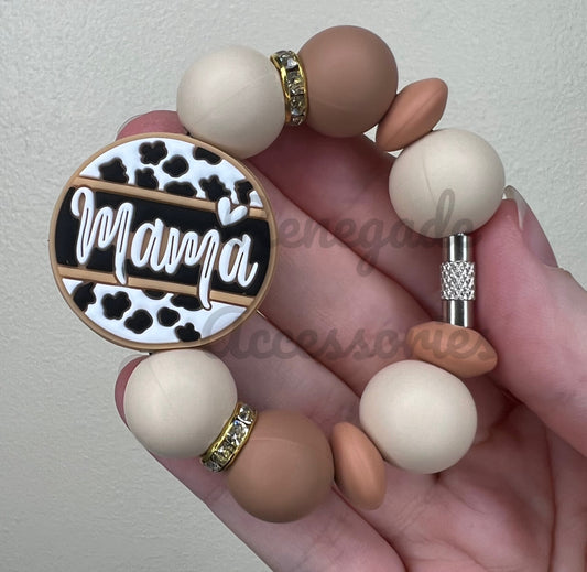 Silicone Charm - Mama