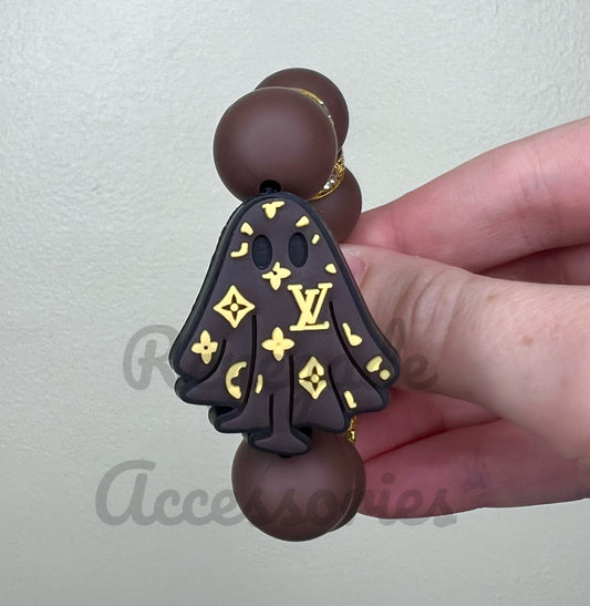 Silicone Charm - Luxe Ghost - Autumn Checkers