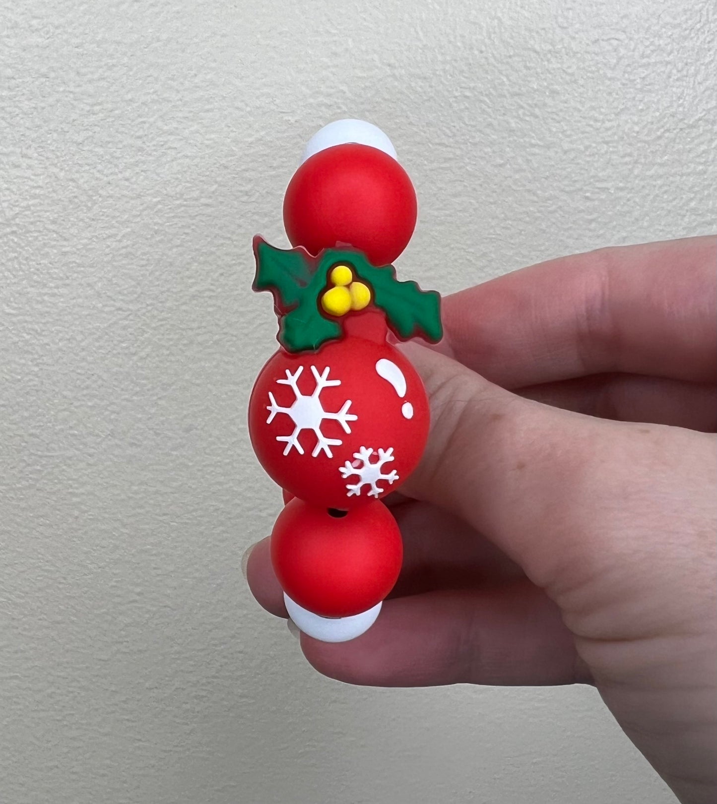 Silicone Charm - Snowflake Ornament