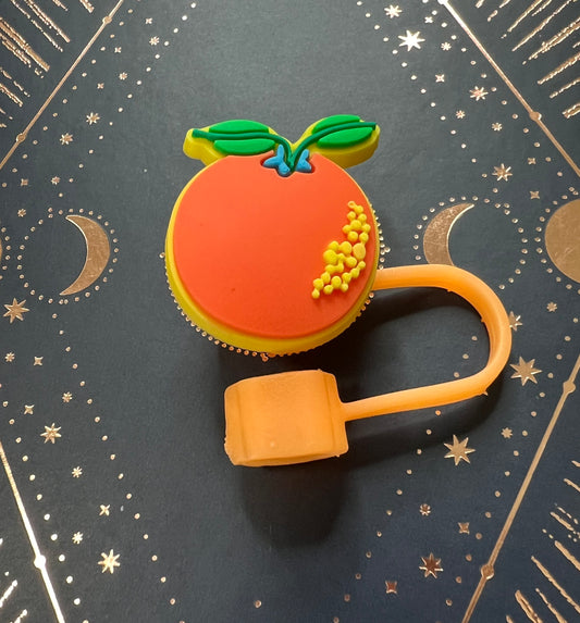 Straw Topper - Orange - Food